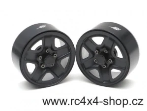 1.9" S200 Steelie Reversible Beadlock Wheels, černé, 1 pár
