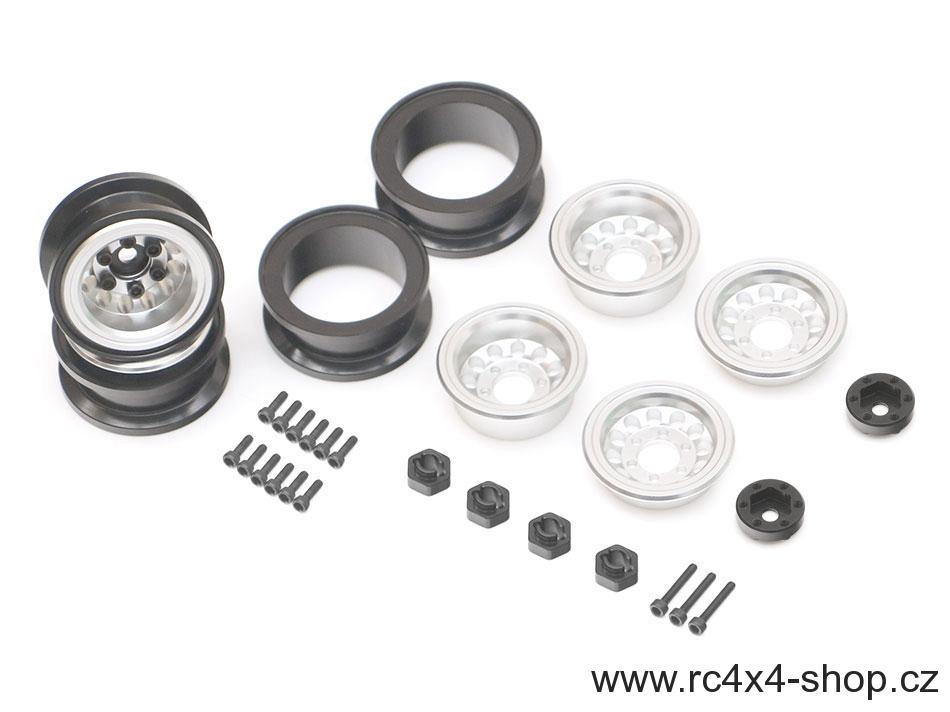 Boom Racing KRAIT™ 1.0" Terra Beadlock Wheel Lite Version (4) Silver