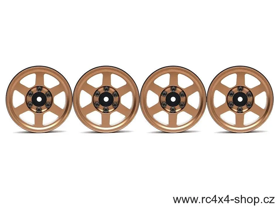 Boom Racing TE37X KRAIT™ 1.9 Beadlock Wheels, Bronze, 4 ks