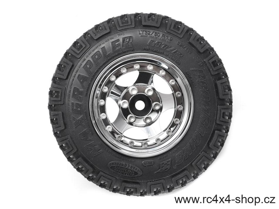 Boom Racing ProBuild™ 1.9" SV5, Chrome/Chrome