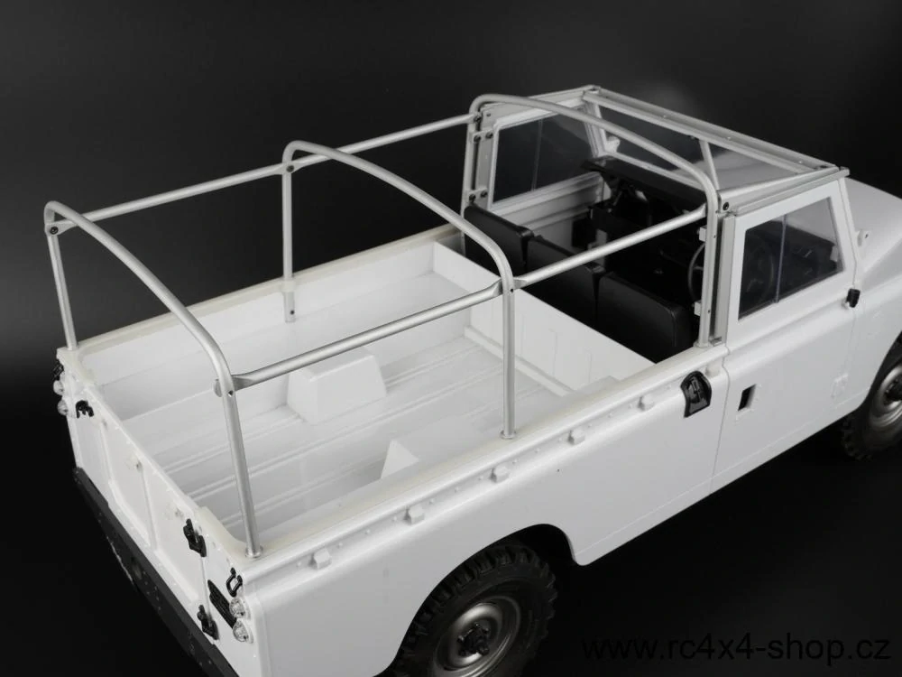 Konstrukce s plachtou pro Boom Racing BRX02 Land Rover Series 109, písková