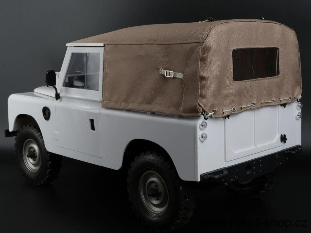 Konstrukce s plachtou pro Boom Racing BRX02 Land Rover Series 88, písková