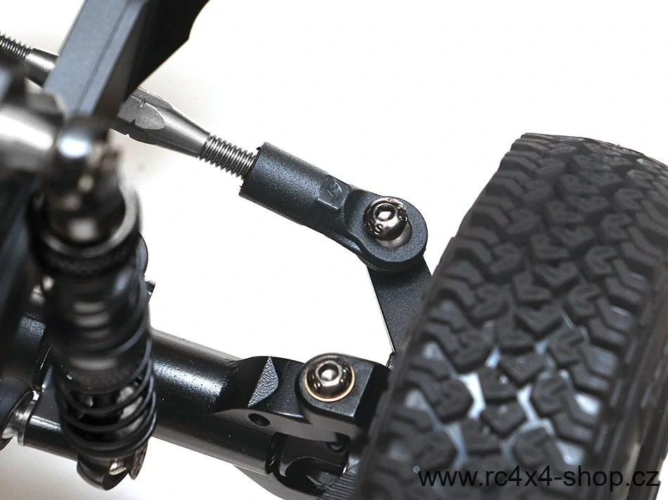 Čepy Boom Racing KUDU™, zahnuté vzhůru, 23,7mm dlouhé, závit M4, 10 ks