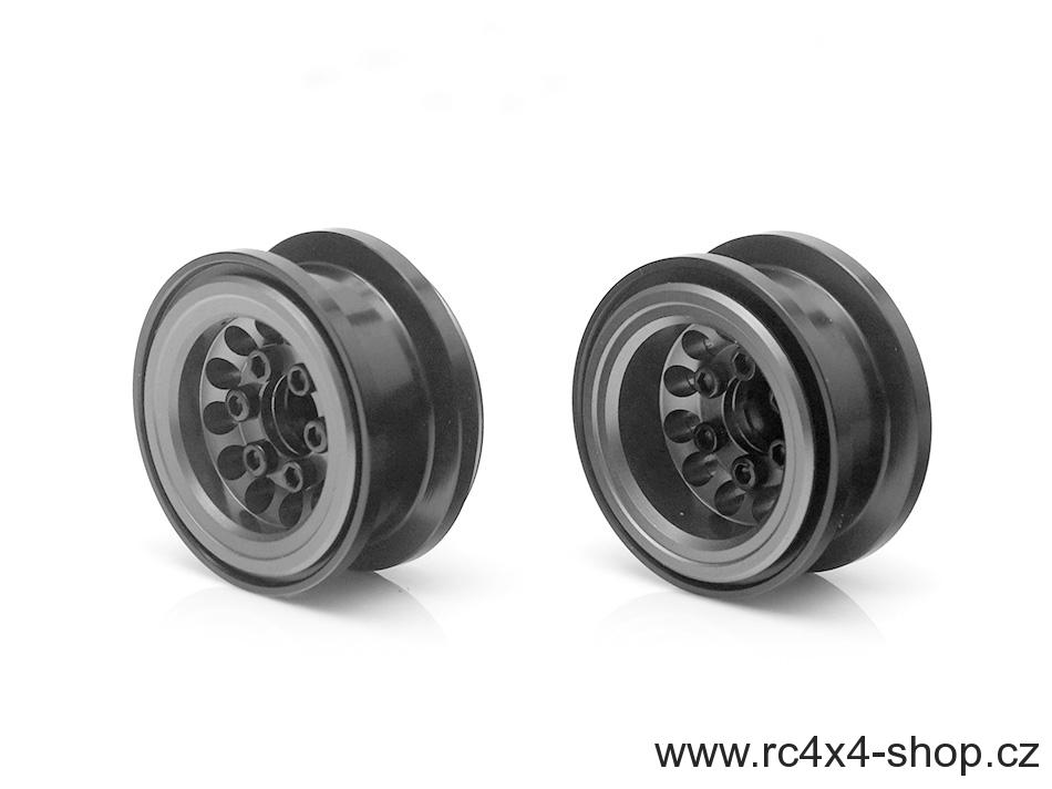 Boom Racing KRAIT™ 1.0" Terra Beadlock Wheel Lite Version (4) Silver