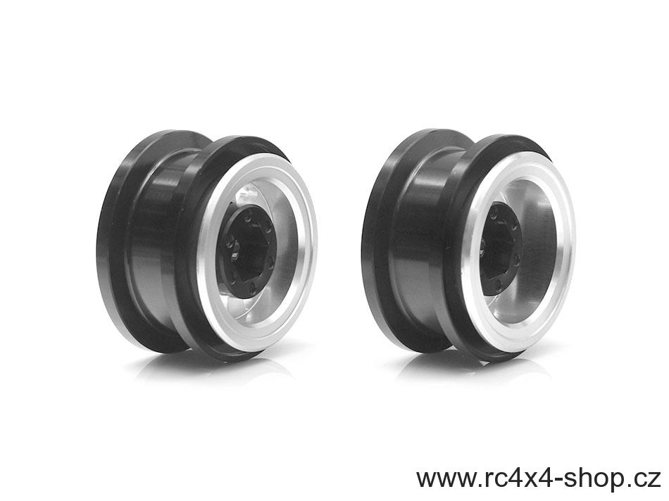 Boom Racing KRAIT™ 1.0" Terra Beadlock Wheel Lite Version (4) Silver