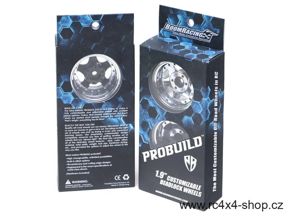 Boom Racing ProBuild™ 1.9" SV5, Chrome/Chrome