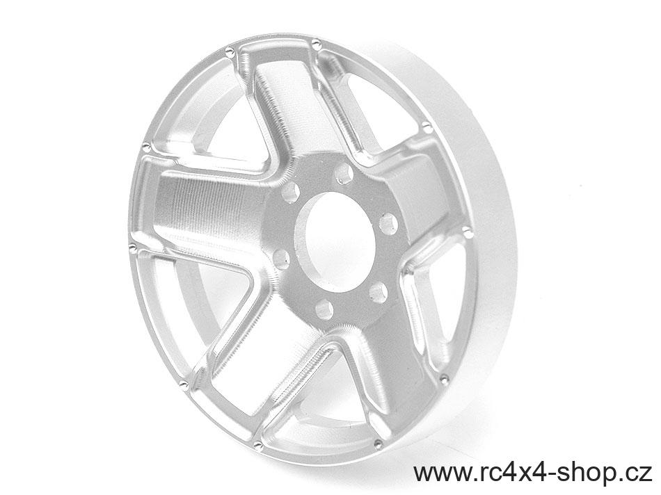 ProBuild™ 2.2" Extra Wide M13 Aluminum Beadlock Wheels, Black/Flat Silver, 1 pár