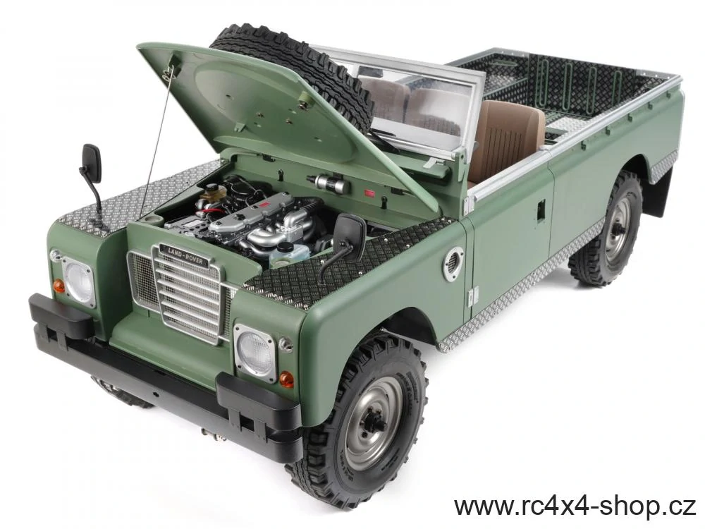 Maketa motoru pro Boom Racing BRX02 Land Rover Series III 88 a 109