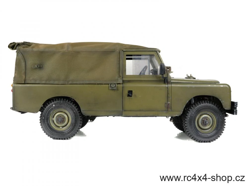 Konstrukce s plachtou pro Boom Racing BRX02 Land Rover Series 109, písková