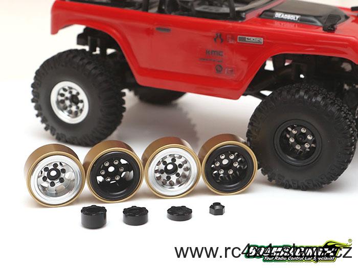 Boom Racing KRAIT™ 1.0" Terra Beadlock Wheel Lite Version (4) Silver