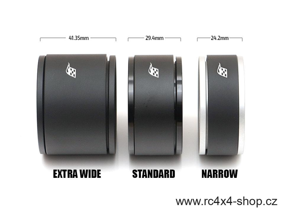 Boom Racing ProBuild™ 1.9" Narrow Slot Mags Jelly Bean, Flat Silver/Flat Silver, ÚZKÉ