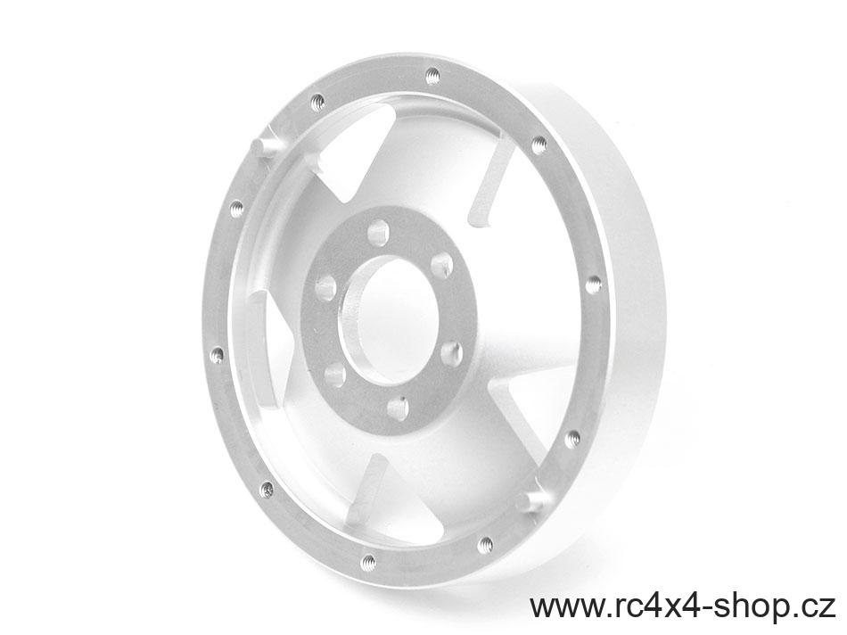 ProBuild™ 2.2" Extra Wide M13 Aluminum Beadlock Wheels, Black/Flat Silver, 1 pár