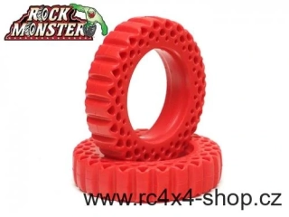1.9 Vložky do pneumatiky Rock Monster, červené, 1 pár